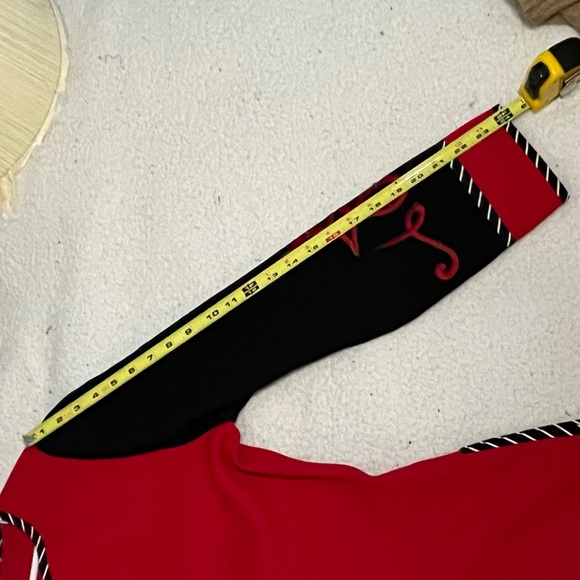 Vintage Red and Black Embroidered Blazer - Picture 11 of 16